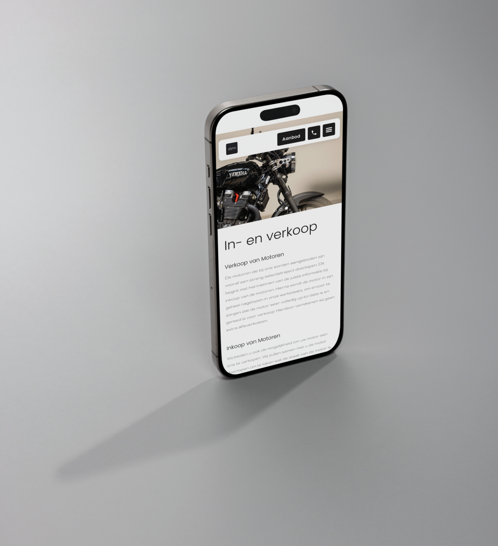 De Vegt Motoren detail