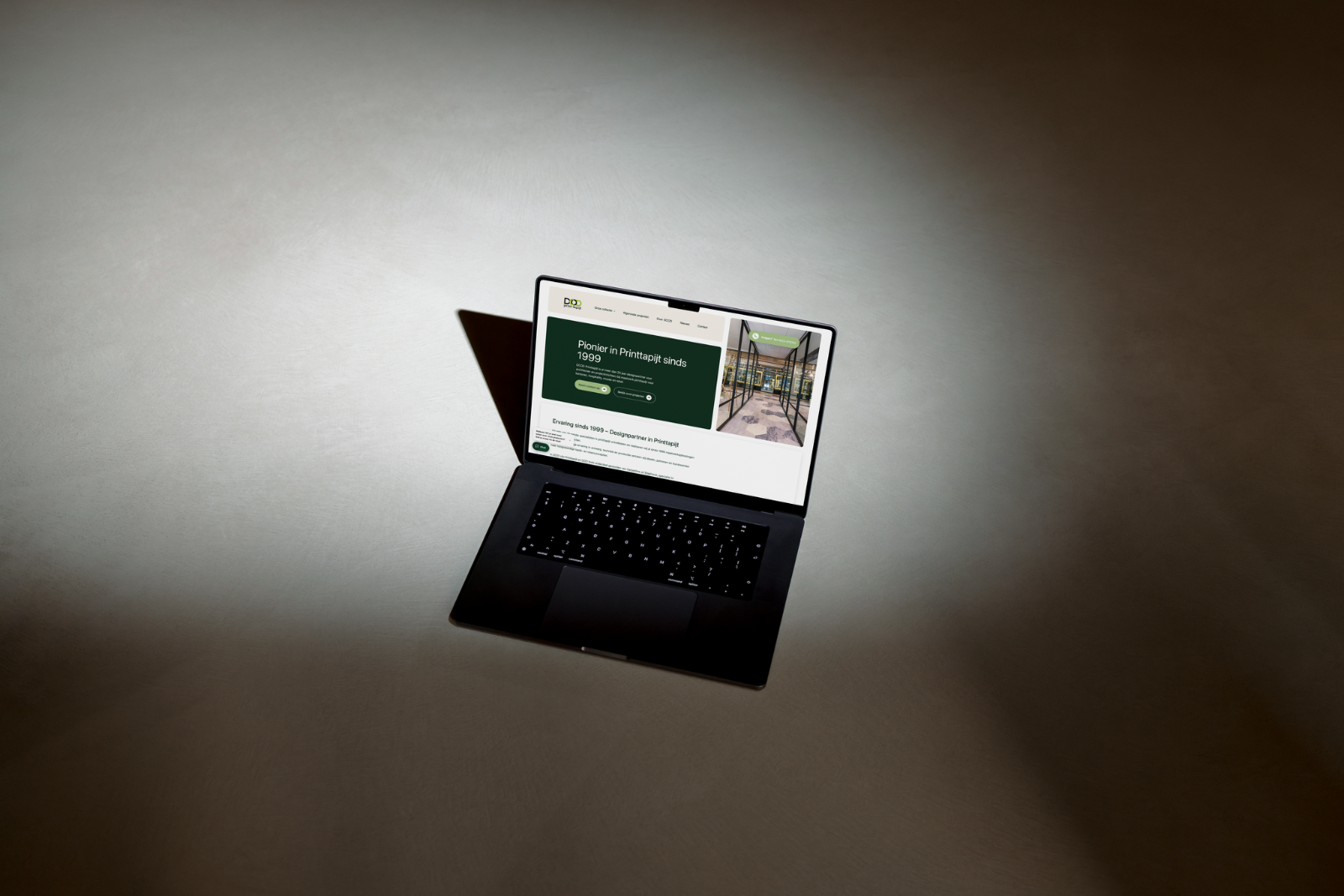 DCOD Printtapijt detail